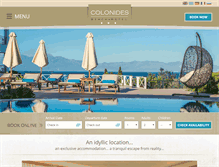 Tablet Screenshot of colonides.gr